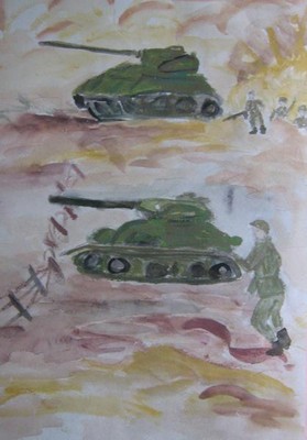 В бою