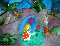 Орлова Женя, Зинченко Артем, 12 лет, р.п. Полтавка